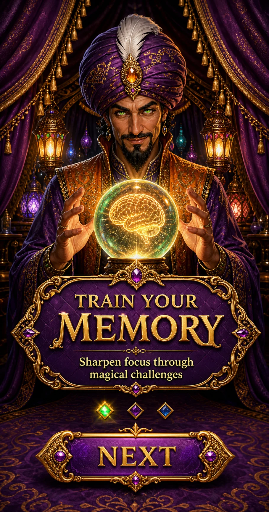 Zalatar presenting a glowing memory orb